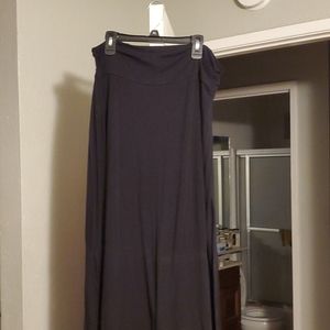 Merona long black skirt